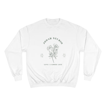 X Flower Sweatshirt - white – STUDIO