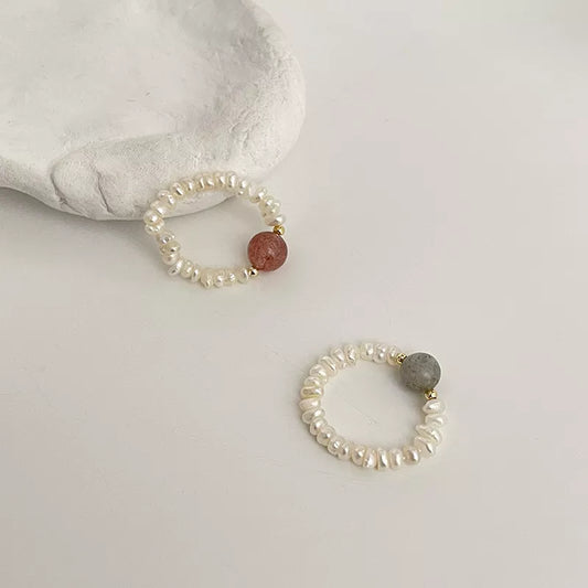 Freshwater Pearl Ring-Stone